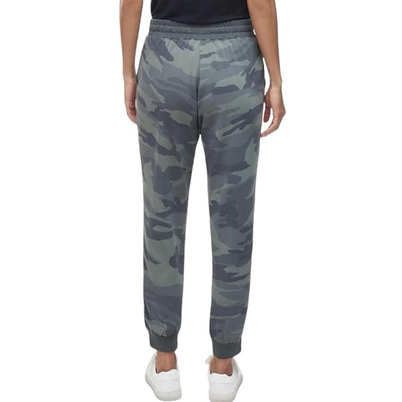 Splendid Woven Camo Green Lightweight Jogger Pants Size Large - Picture 3 of 12